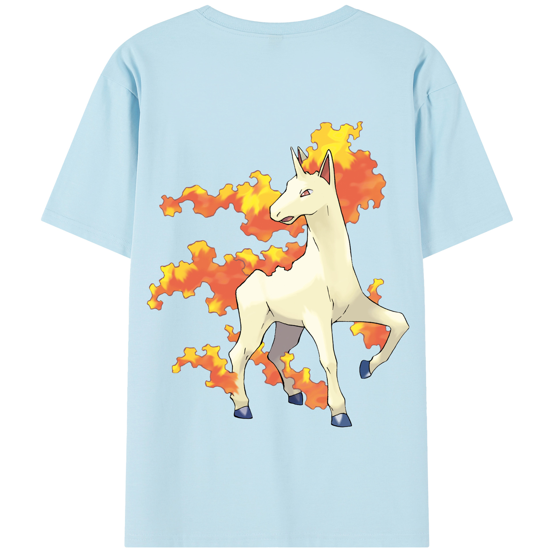 （画像用） ポケットモンスター Pokémon 綿100％半袖Tシャツ（背面プリント）
